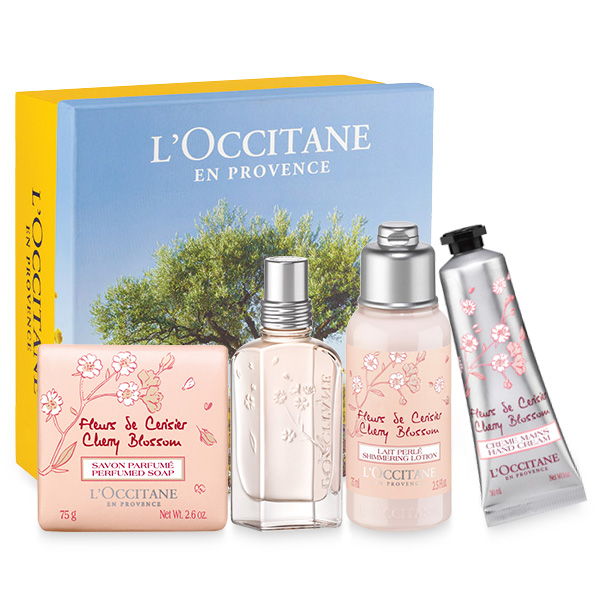L'Occitane Coffret Cadeau Parfum Femme : Coffret Cadeau Parfum Fleurs de Cerisier