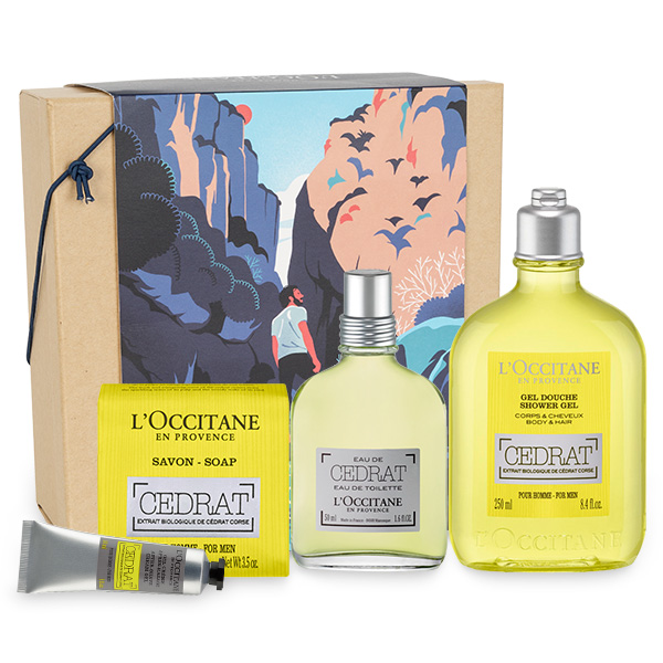 L'Occitane Coffret Cadeau Parfum Homme : Coffret Cadeau Parfum Cédrat