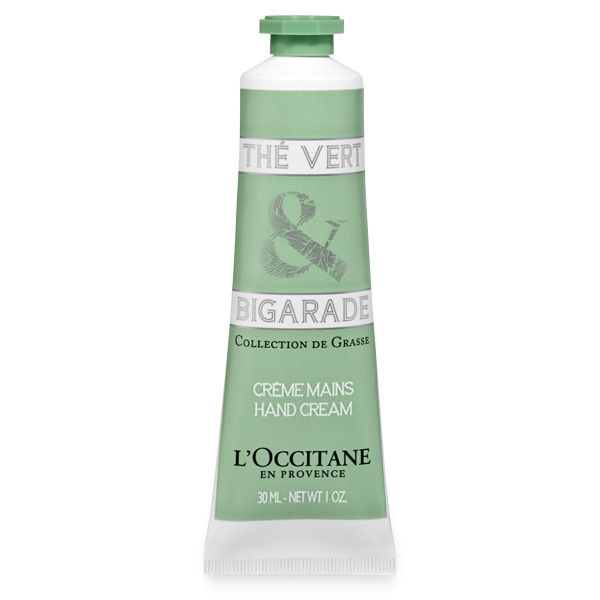 L'Occitane Format Voyage : Crème Mains Parfumée Thé Vert & Bigarade