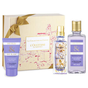 L'Occitane Iris Bleu & Iris Blanc : Coffret Cadeau Parfum Iris Bleu & Blanc