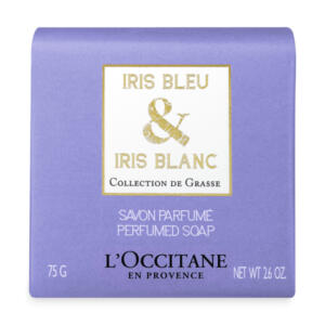 L'Occitane Iris Bleu & Iris Blanc : Savon Parfumé Iris Bleu & Iris Blanc
