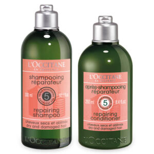 L'Occitane Shampooing : Duo Shampooing Réparateur et son Après-shampoing Aromachologie